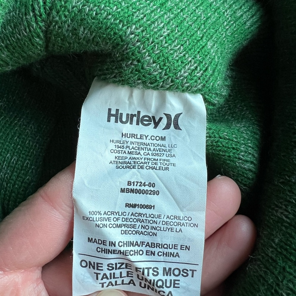 Men’s Hurley winter hat - Picture 3 of 5